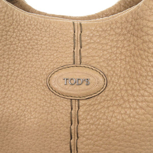 美品 トッズ レザー ブラウン系 トートバッグ ハンドバッグ 1280【中古】TOD’S