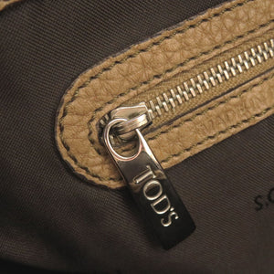 美品 トッズ レザー ブラウン系 トートバッグ ハンドバッグ 1280【中古】TOD’S