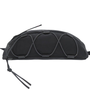 美品 モンクレール ブラック ボディバッグ ウエストバッグ 黒 1281【中古】MONCLER メンズ