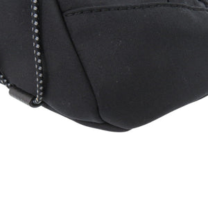 美品 モンクレール ブラック ボディバッグ ウエストバッグ 黒 1281【中古】MONCLER メンズ