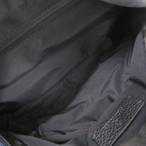 美品 モンクレール ブラック ボディバッグ ウエストバッグ 黒 1281【中古】MONCLER メンズ