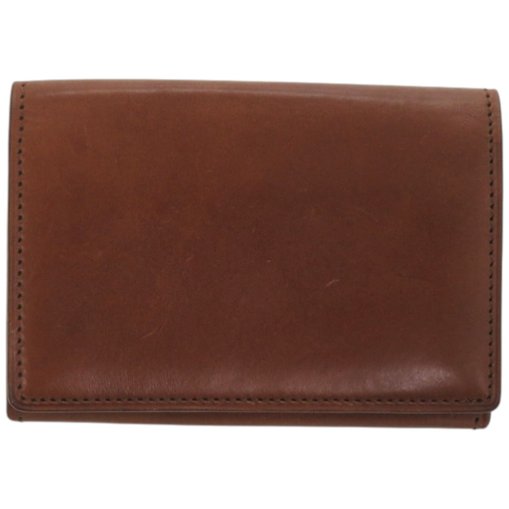 美品 ココマイスター 名刺入れ George Bridle Card Case ジョージブライドル ブライドルレザー ヘーゼル 茶 カードケース 1325【中古】COCOMEISTER