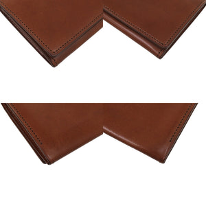 美品 ココマイスター 名刺入れ George Bridle Card Case ジョージブライドル ブライドルレザー ヘーゼル 茶 カードケース 1325【中古】COCOMEISTER