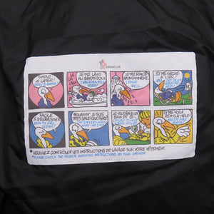 新品同様 モンクレール BROU ダウン/フェザー ブラック ダウンジャケット 黒 1332【中古】MONCLER