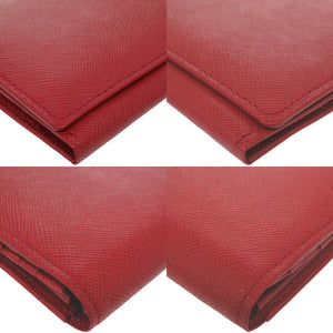 美品 バーバリー ノバチェック ゴールド金具 レザー ボルドー レッド 長財布 1344【中古】BURBERRY