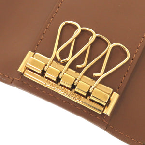 美品 ルイ ヴィトン ミュルティクレ4 モノグラム ヴェルニ ブロンズ M91976 4連 キーケース LV 1354 【中古】 LOUIS VUITTON