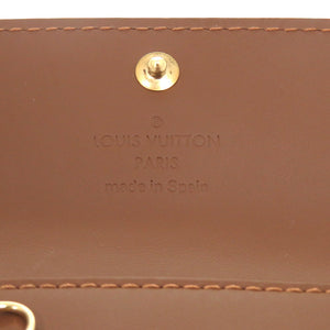 美品 ルイ ヴィトン ミュルティクレ4 モノグラム ヴェルニ ブロンズ M91976 4連 キーケース LV 1354 【中古】 LOUIS VUITTON