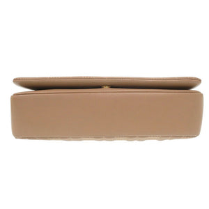 バーバリー TB ロゴ レザー ベージュ ショルダーバッグ 1379【中古】BURBERRY
