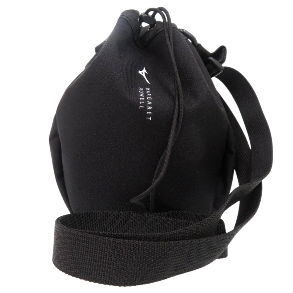 未使用品 マーガレットハウエル MIZUNO FOR MARGARET HOWELL ミニショルダー ナイロンキャンバス ブラック 1381【中古】MARGARET HOWELL