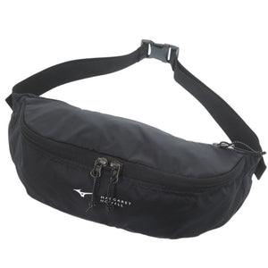 未使用 マーガレットハウエル × ミズノ NYLON RIPSTOP ブラック ウエストバッグ ボディバッグ 黒 1381-18【中古】MARGARET HOWELL × MIZUNO メンズ