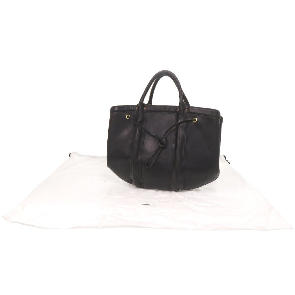 フミカウチダ Chromexcel Leathers Tool Bag レザー ブラック ハンドバッグ 黒 1381【中古】FUMIKA UCHIDA