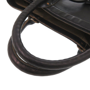フミカウチダ Chromexcel Leathers Tool Bag レザー ブラック ハンドバッグ 黒 1381【中古】FUMIKA UCHIDA