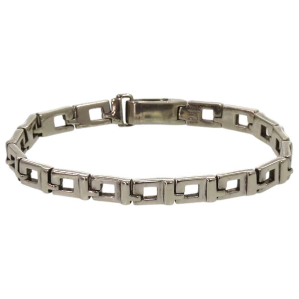 美品 グッチ Gロゴ シルバー925 シルバー ブレスレット 1390【中古】GUCCI