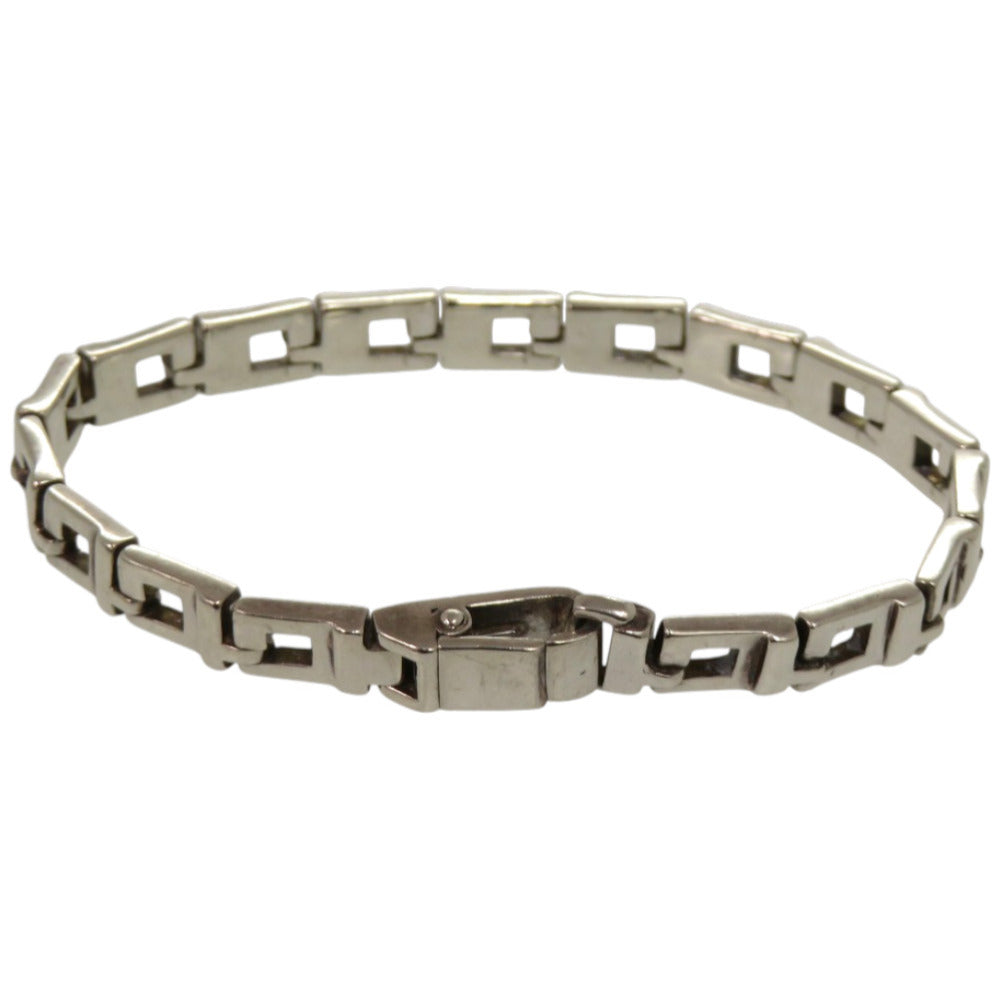 美品 グッチ Gロゴ シルバー925 シルバー ブレスレット 1390【中古】GUCCI