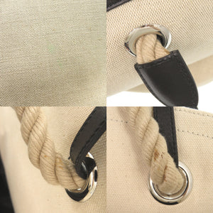 美品 ジルサンダープラス ソンブレロ キャンバス レザー ベージュ 2WAY ショルダーバッグ 1437【中古】JIL SANDER＋