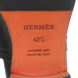 未使用品 エルメス レザーソール ケリーブーツ フォーチュン レザー ブラック 黒 ブーツ 1439【中古】HERMES