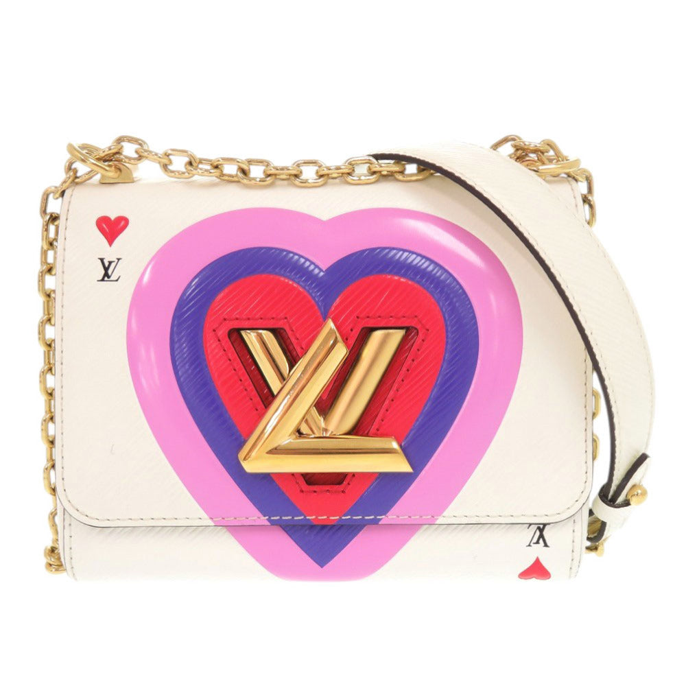 美品 ルイ ヴィトン ゲームオン ツイストPM エピ M57460 ホワイト マルチカラー ショルダーバッグ LV 1443【中古】LOUIS VUITTON