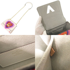 美品 ルイ ヴィトン ゲームオン ツイストPM エピ M57460 ホワイト マルチカラー ショルダーバッグ LV 1443【中古】LOUIS VUITTON