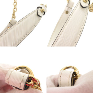 美品 ルイ ヴィトン ゲームオン ツイストPM エピ M57460 ホワイト マルチカラー ショルダーバッグ LV 1443【中古】LOUIS VUITTON