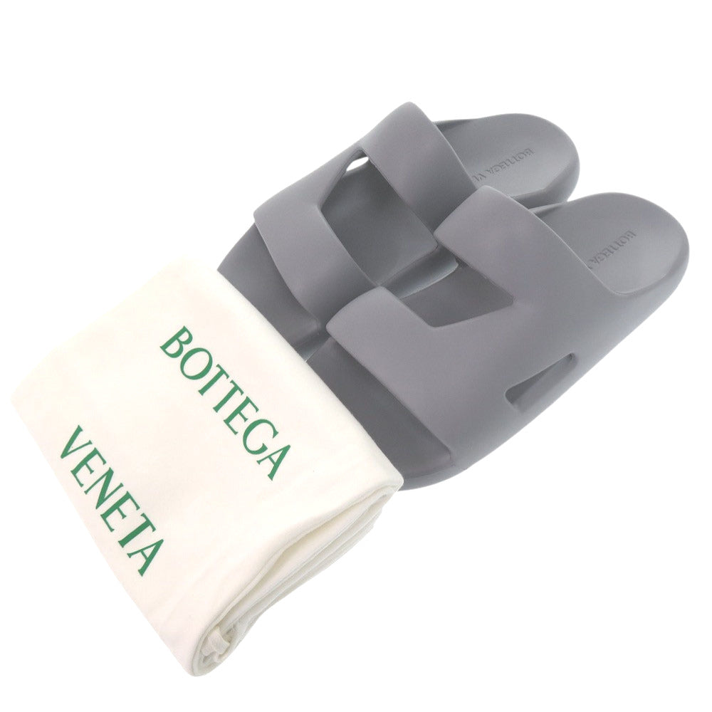 未使用品 ボッテガ ヴェネタ バンドスライドサンダル サイズ42 BAND SLIDE 690103 ゴム グレー 1487【中古】BOTTEGAVENETA メンズ