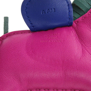 エルメス バッグチャーム ロデオMM アニョーミロ/アニョーミロ ローズパープル A刻印 紫 キーホルダー 1508【中古】HERMES