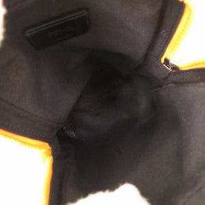 美品 フェンディ バゲット フォンポーチ 7AS056 ナイロン イエロー ショルダーバッグ 黄 1514【中古】FENDI
