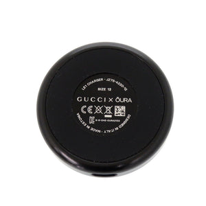 未使用 グッチ OURA オーラコラボ スマートリング 705220 インターロッキングG 12号 チタン ブラック リング 指輪 黒 1528【中古】GUCCI