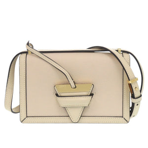 美品 ロエベ バルセロナ スモール レザー ベージュ ショルダーバッグ 1553【中古】LOEWE
