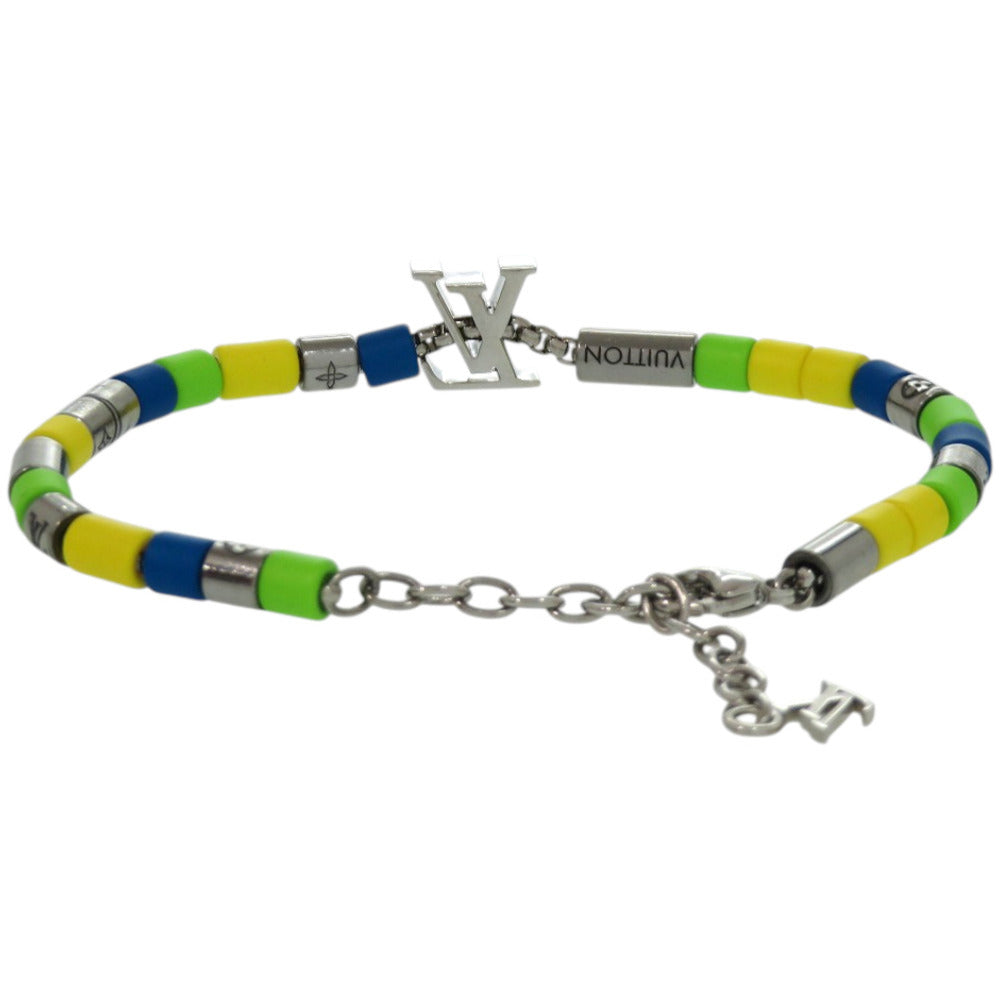 新品同様 ルイ ヴィトン ブラスレ サンライズ M00653 メタル ブルー LV ブレスレット 1561【中古】LOUIS VUITTON