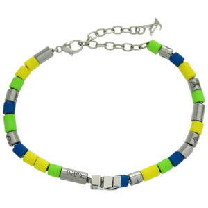 新品同様 ルイ ヴィトン ブラスレ サンライズ M00653 メタル ブルー LV ブレスレット 1561【中古】LOUIS VUITTON