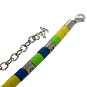 新品同様 ルイ ヴィトン ブラスレ サンライズ M00653 メタル ブルー LV ブレスレット 1561【中古】LOUIS VUITTON