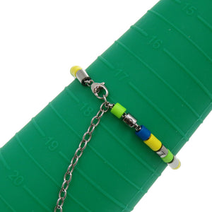 新品同様 ルイ ヴィトン ブラスレ サンライズ M00653 メタル ブルー LV ブレスレット 1561【中古】LOUIS VUITTON