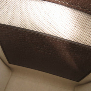 未使用品 グッチ ジャンボGG キャンバス レザー 699406 ベージュ ブラウン ミニ トート 2WAY ハンドバッグ ショルダーバッグ 1576【中古】GUCCI