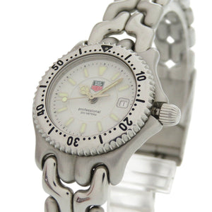 タグホイヤー セルデイト WG1312-2 SS ホワイト 白文字盤 クオーツ 腕時計 1600【中古】TAG HEUER