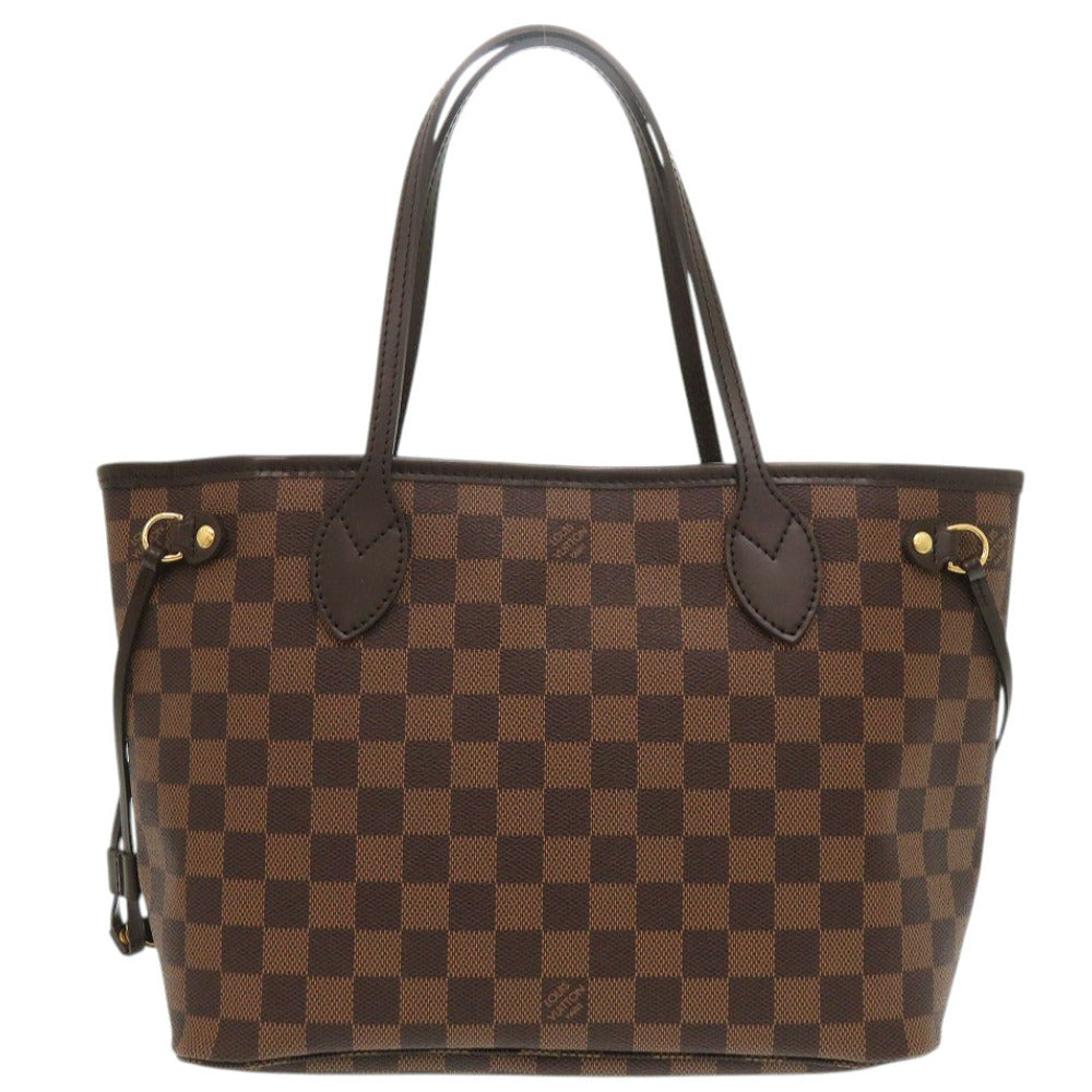 未使用 ルイ ヴィトン ネヴァーフルPM ポーチ付き ダミエ N41359 スリーズ トートバッグ LV 1679【中古】LOUIS VUITTON
