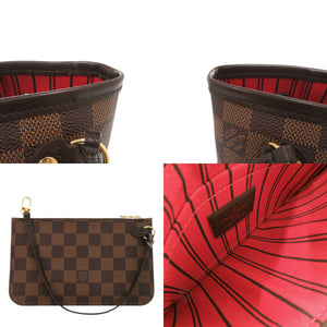 未使用 ルイ ヴィトン ネヴァーフルPM ポーチ付き ダミエ N41359 スリーズ トートバッグ LV 1679【中古】LOUIS VUITTON