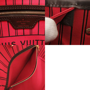 未使用 ルイ ヴィトン ネヴァーフルPM ポーチ付き ダミエ N41359 スリーズ トートバッグ LV 1679【中古】LOUIS VUITTON
