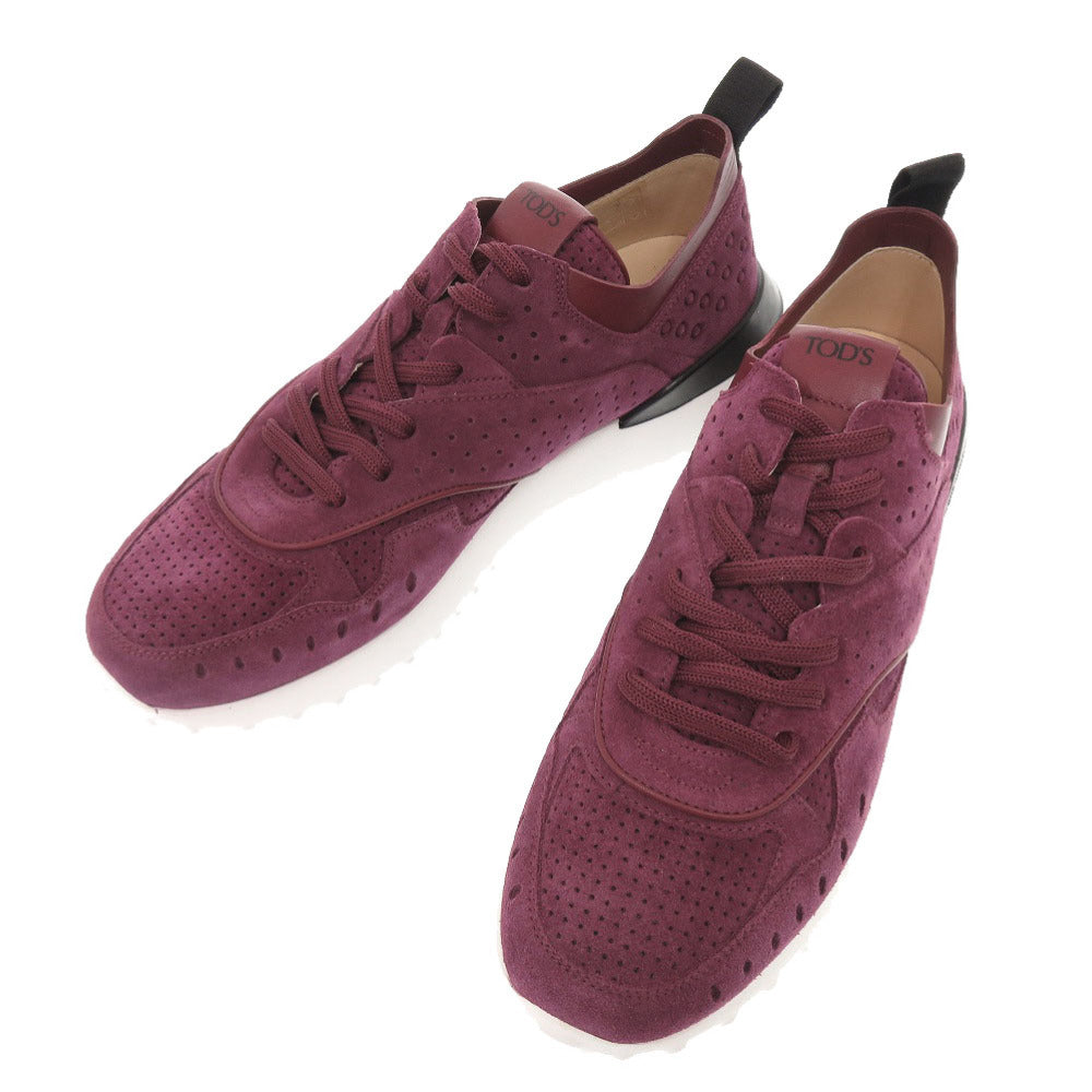 未使用品 トッズ サイズ40 スエード パープル スニーカー 1712【中古】TOD’S