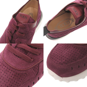 未使用品 トッズ サイズ40 スエード パープル スニーカー 1712【中古】TOD’S
