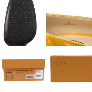 未使用品 トッズ クロコ型押し XXW83C0DE60XLX サイズ40 27cm レザー イエロー 黄色 パンプス 1714【中古】TOD’S