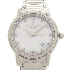 美品 シャリオール PARISII パリジィ P33S2.920.001 12Pダイヤ SS ホワイトシェル クオーツ 腕時計 1718【中古】CHARRIOL
