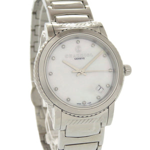 美品 シャリオール PARISII パリジィ P33S2.920.001 12Pダイヤ SS ホワイトシェル クオーツ 腕時計 1718【中古】CHARRIOL