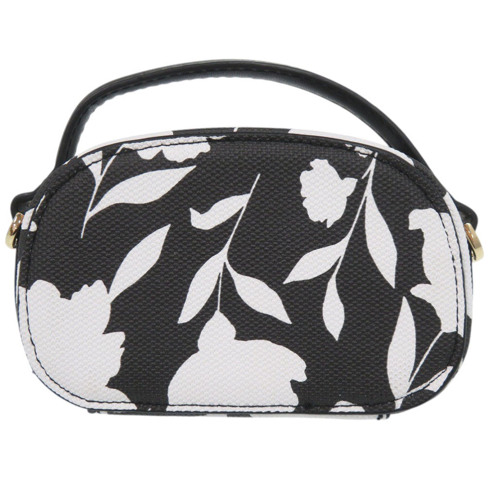 新品同様 ケイトスペード × TARGET 2WAY 花柄 ブラック/ホワイト ミニショルダーバッグ 黒 白 1723【中古】Kate Spade × TARGET