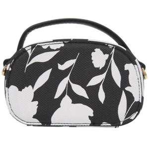 新品同様 ケイトスペード × TARGET 2WAY 花柄 ブラック/ホワイト ミニショルダーバッグ 黒 白 1723【中古】Kate Spade × TARGET