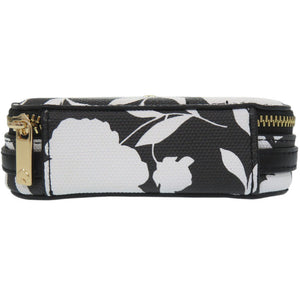 新品同様 ケイトスペード × TARGET 2WAY 花柄 ブラック/ホワイト ミニショルダーバッグ 黒 白 1723【中古】Kate Spade × TARGET