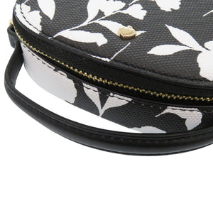 新品同様 ケイトスペード × TARGET 2WAY 花柄 ブラック/ホワイト ミニショルダーバッグ 黒 白 1723【中古】Kate Spade × TARGET