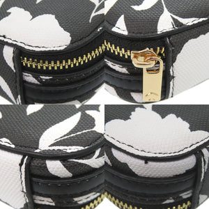 新品同様 ケイトスペード × TARGET 2WAY 花柄 ブラック/ホワイト ミニショルダーバッグ 黒 白 1723【中古】Kate Spade × TARGET