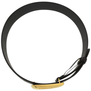 美品 グッチ Gバックル 655567BGM0G レザー メタル ブラック 黒 ベルト 1726【中古】GUCCI