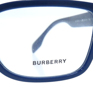 新品同様 バーバリー B 2379 U 4058 プラスチック ブルー 青 サングラス 1728【中古】BURBERRY