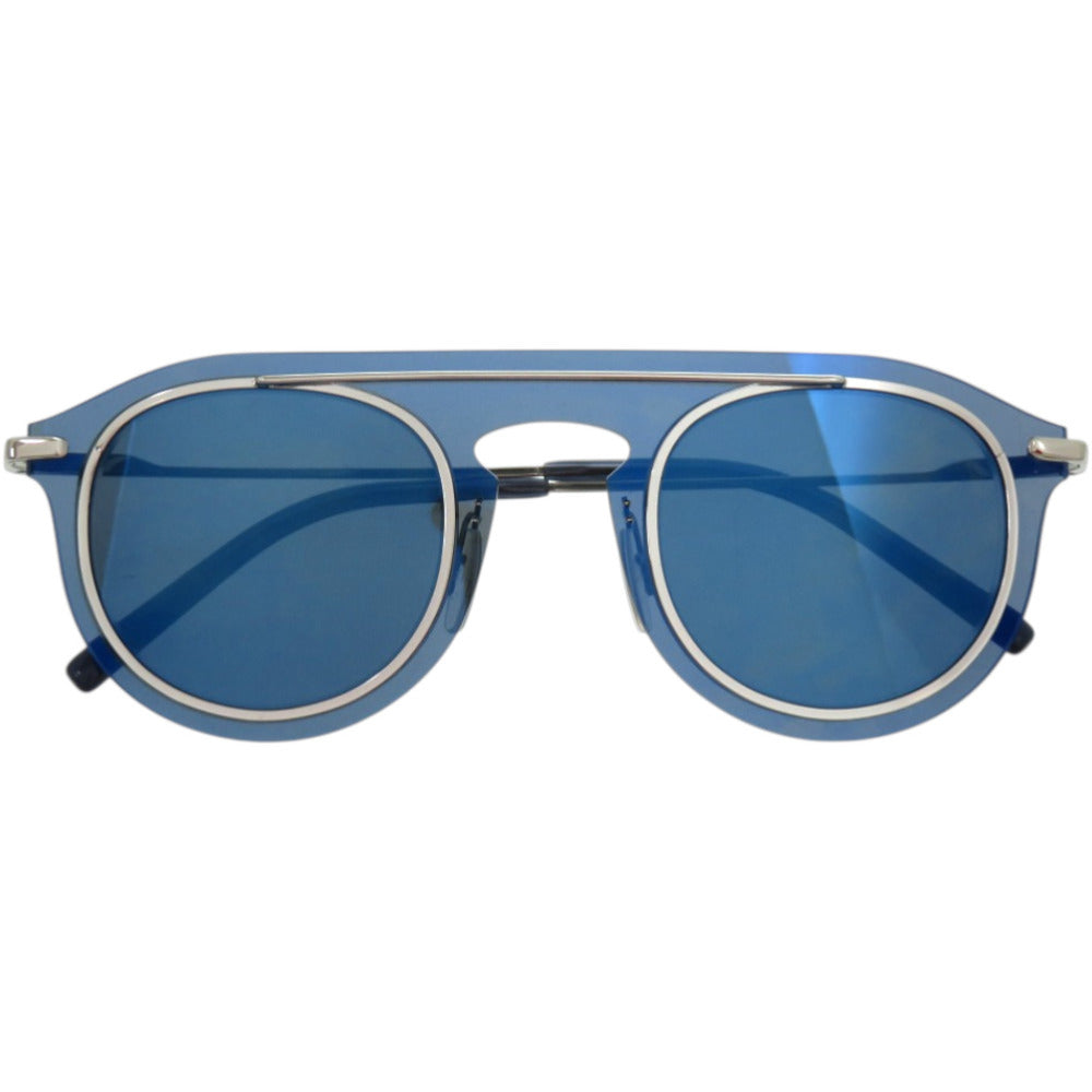 新品同様 ドルチェアンドガッバーナ DG2169 プラスチック メタル ブルー 青 サングラス 1729【中古】DOLCE&GABBANA